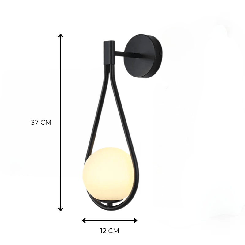 Lumis - Globe-Shaped Wall Lamp