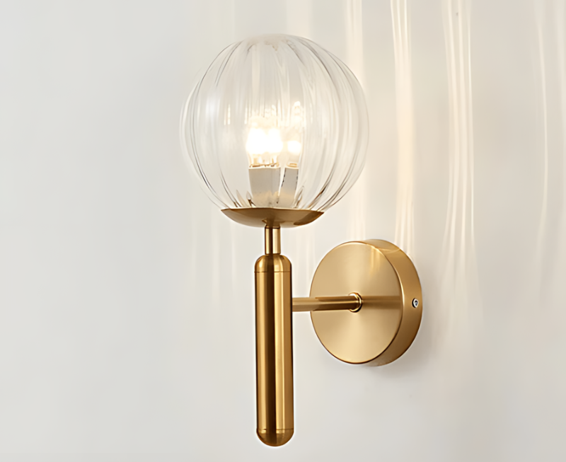 Brillia - Sleek Globe Wall Lamp