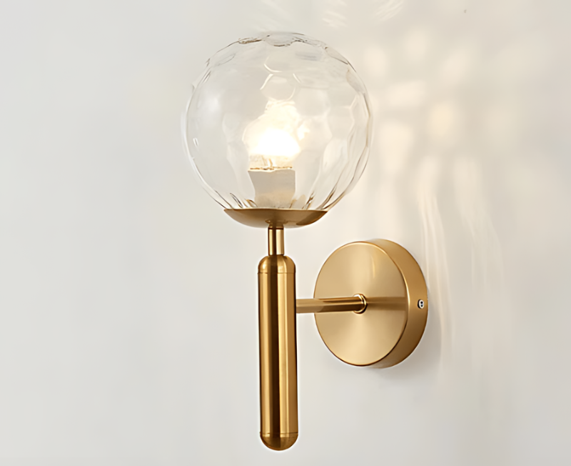 Brillia - Sleek Globe Wall Lamp