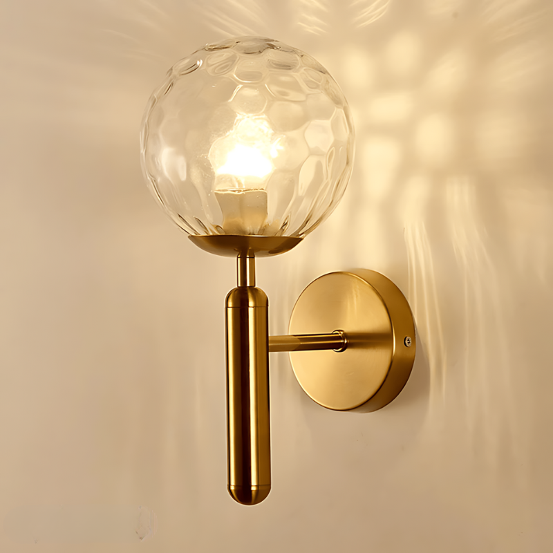 Brillia - Sleek Globe Wall Lamp