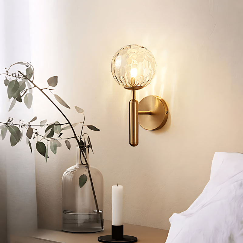 Brillia - Sleek Globe Wall Lamp