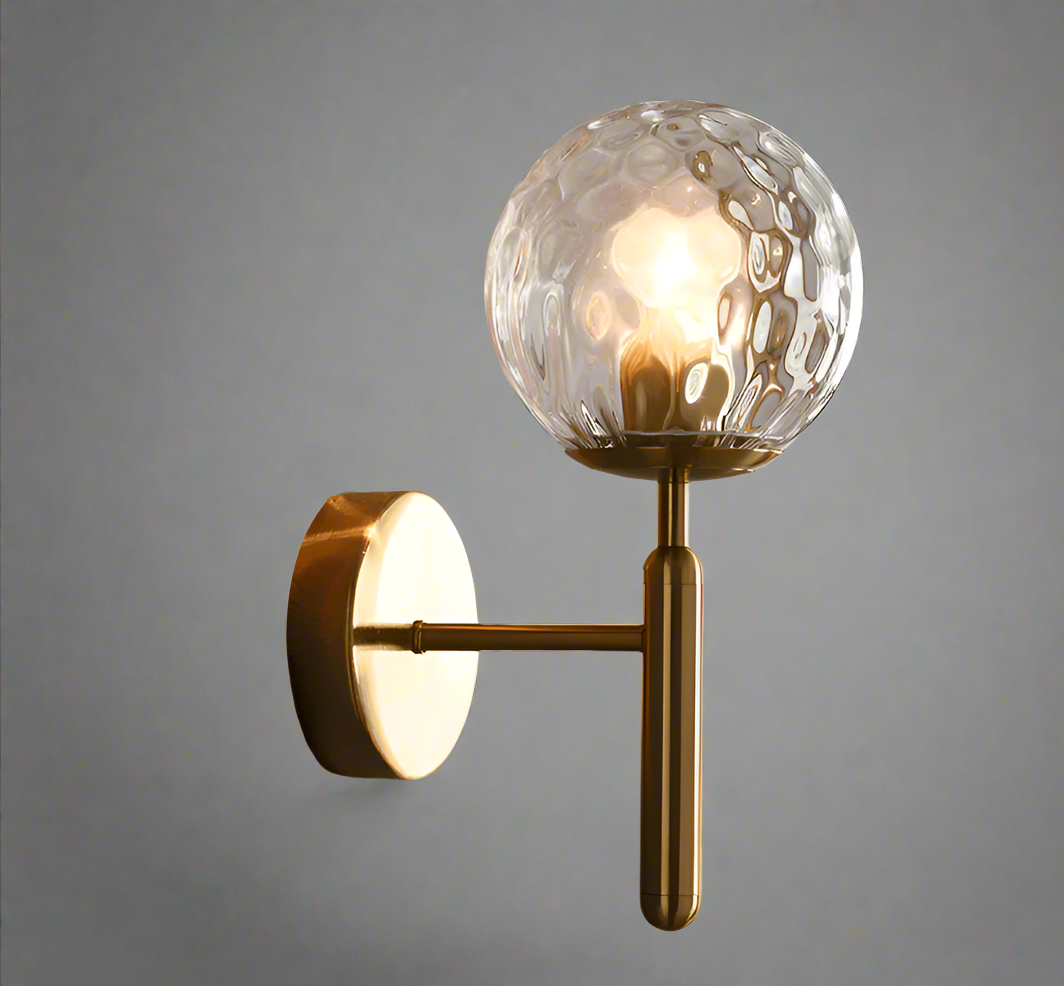 Brillia - Sleek Globe Wall Lamp