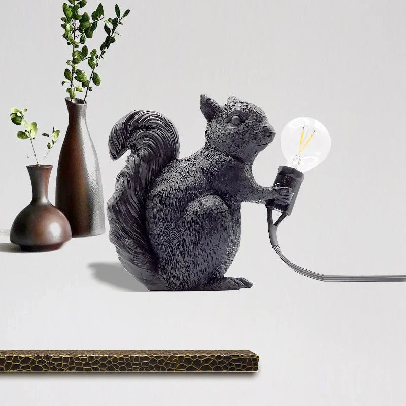 Squirrel Table Lamp