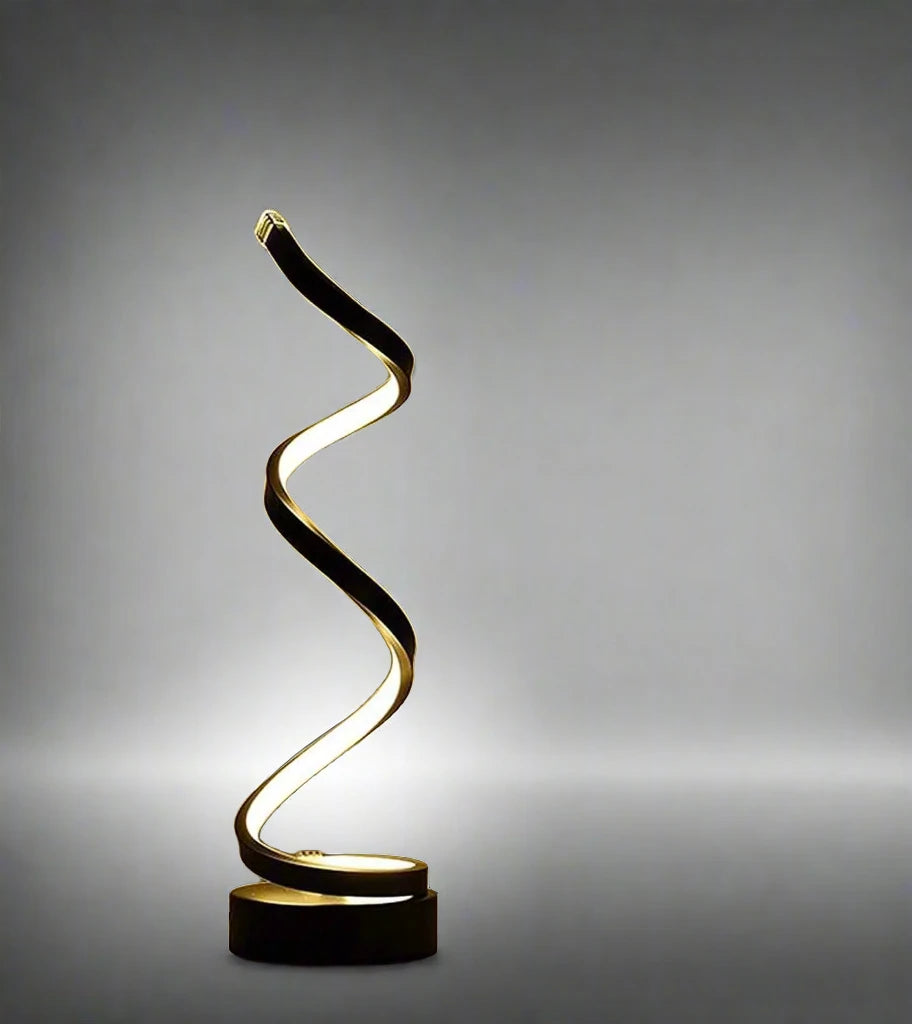 Spinora - Elegant Glow Spiral Table Lamp