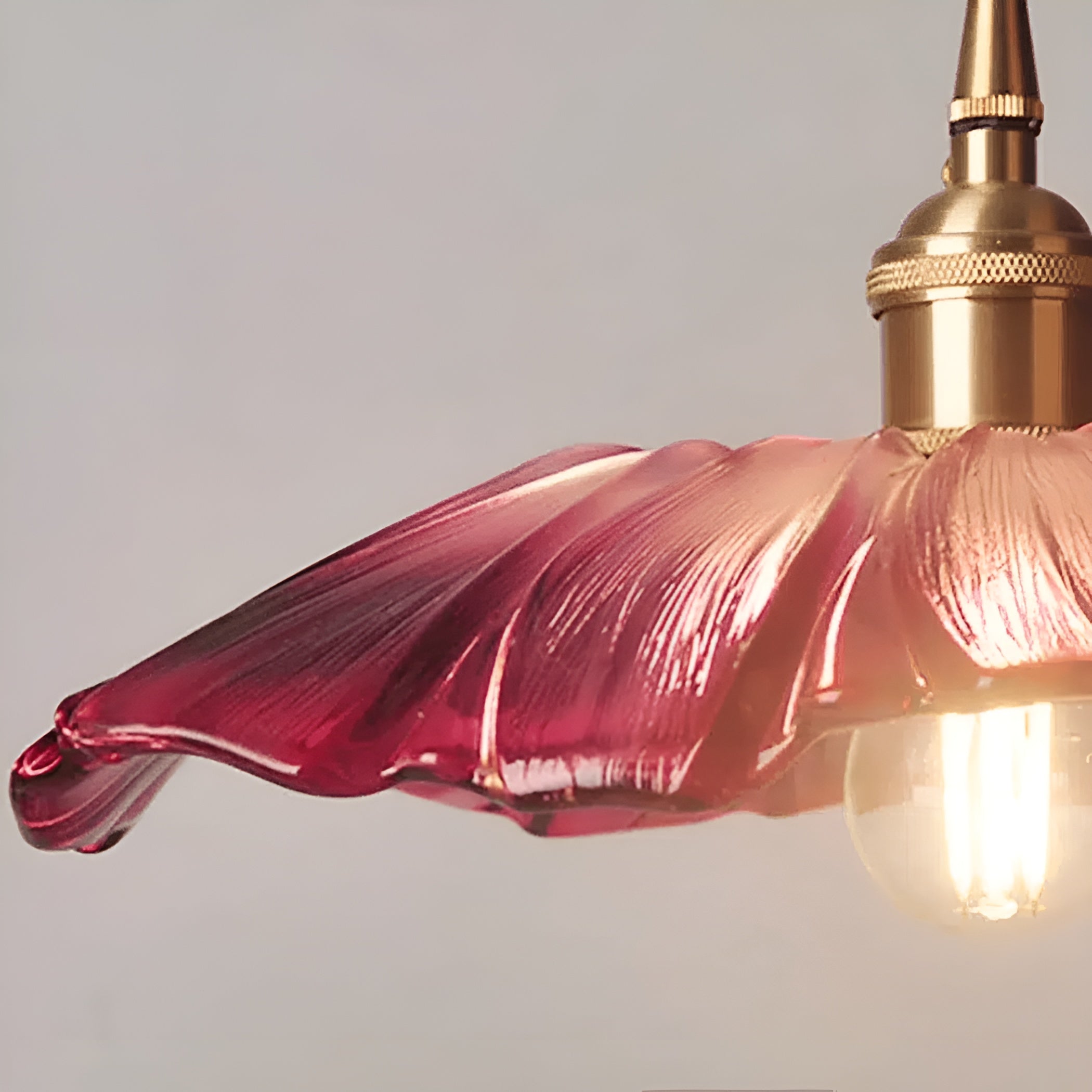 Flarea - Elegant Glass Petal Pendant Light