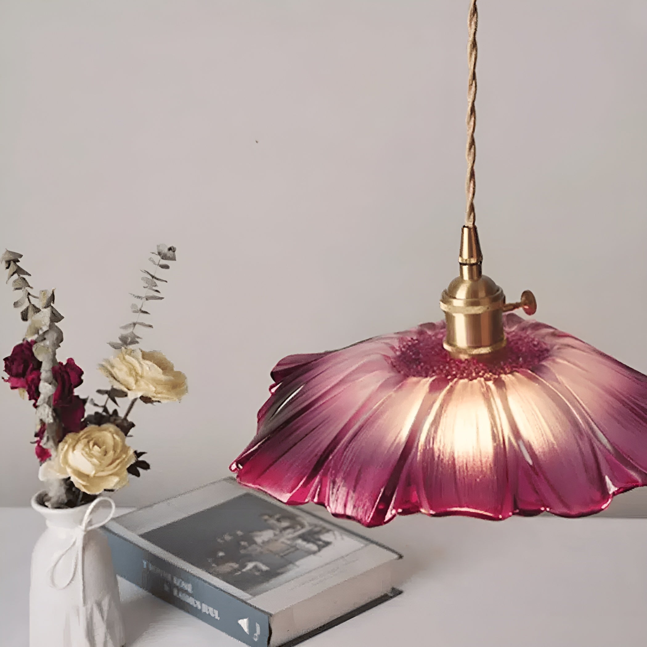 Flarea - Elegant Glass Petal Pendant Light